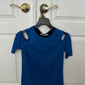Bailey 44 Royal Blue Top with Black Trim
